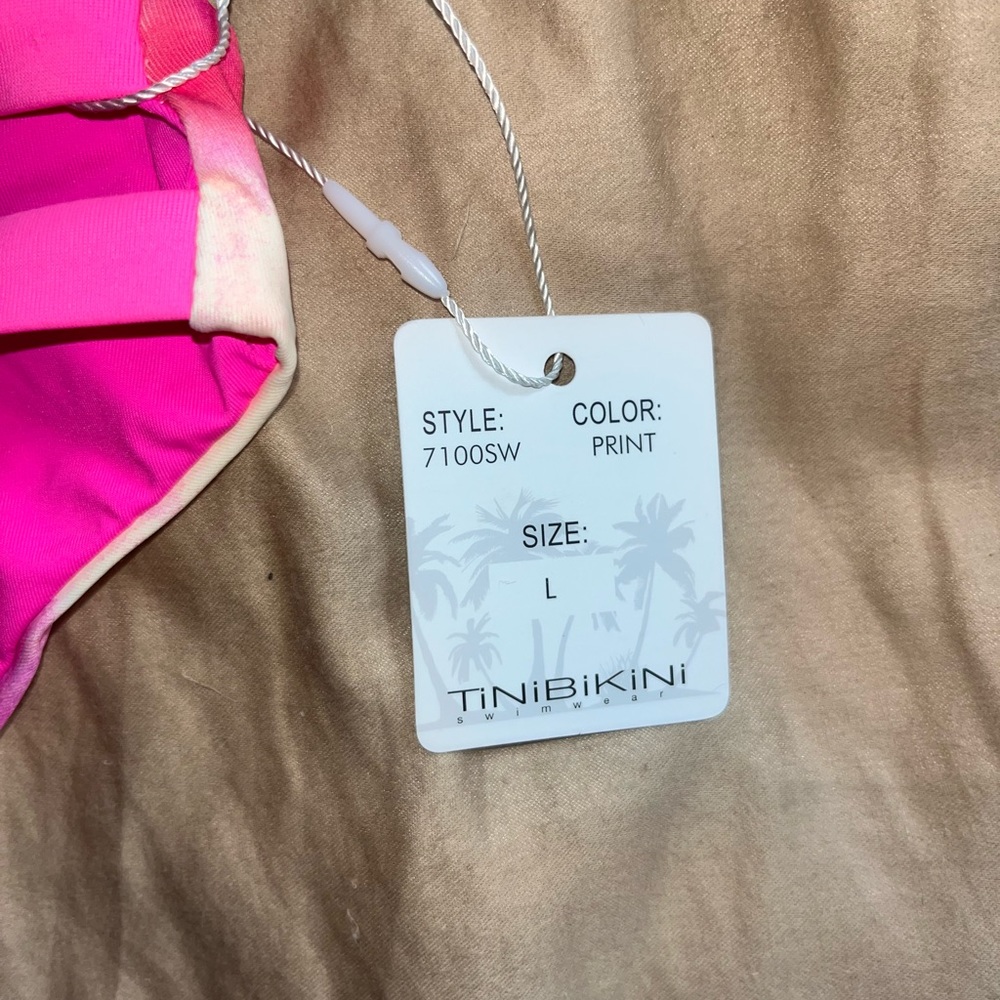 TiniBikini pink tie dye bikini - Picture 4 of 12